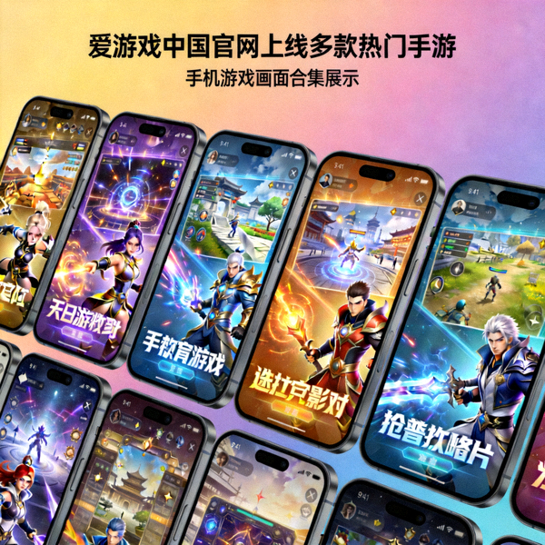 爱游戏中国官网上线多款热门手游主视觉图 - 手机游戏画面合集展示