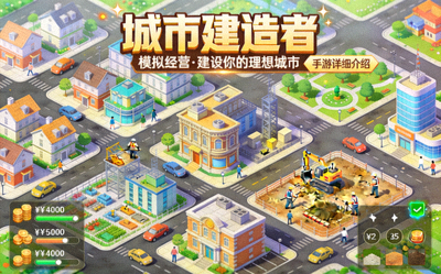 城市建造者手游详细介绍配图 - 模拟经营建设画面