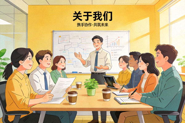 关于我们配图 - 团队协作场景