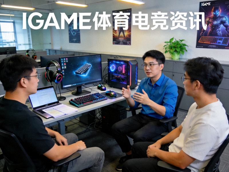 IGAME体育电竞资讯团队工作场景 - 现代化办公环境与专业设备