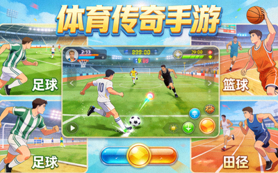 体育传奇手游详细介绍配图 - 多项目游戏画面展示