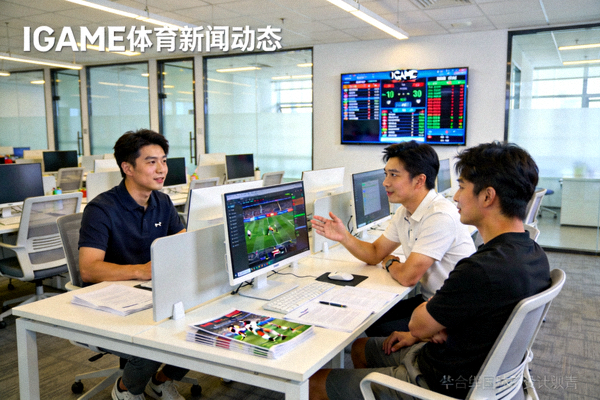 IGAME体育新闻动态团队工作场景 - 现代化办公室内团队讨论