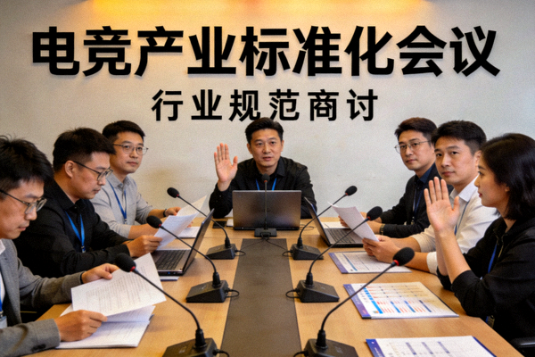 电竞产业标准化会议场景 - 各方代表共同商讨行业规范