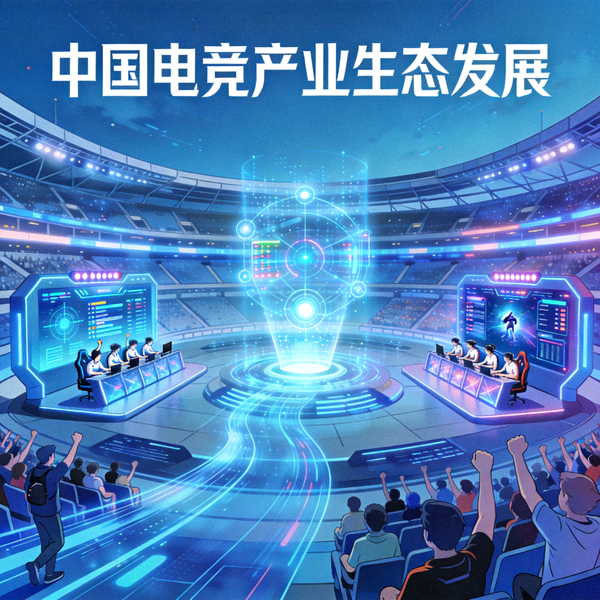 中国电竞产业生态发展宏观场景 - 电竞场馆、选手、观众与科技融合