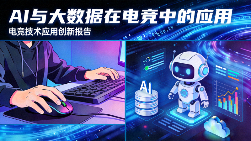 电竞技术应用创新报告文章配图 - AI与大数据在电竞中的应用
