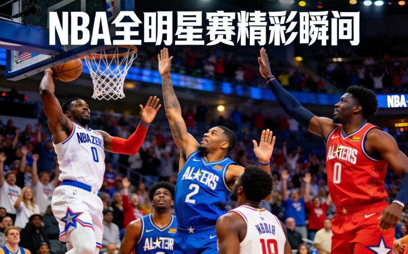 篮球赛事新闻报道配图 - NBA全明星赛精彩瞬间