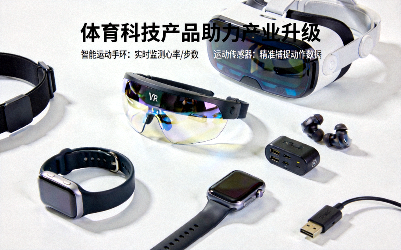 体育产业新闻报道配图 - 体育科技产品展示