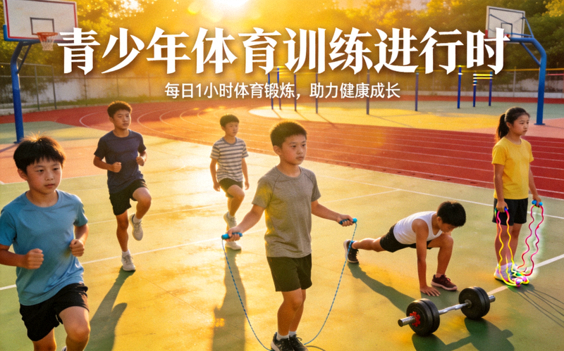 体育教育新闻报道配图 - 青少年体育训练