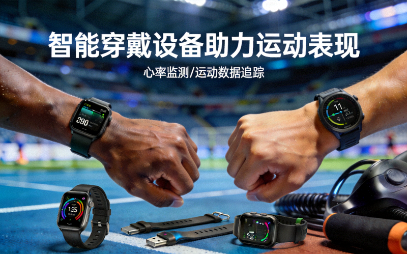 体育科技新闻报道配图 - 智能穿戴设备展示