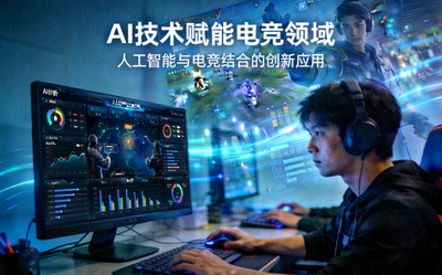 AI技术在电竞领域应用新闻报道配图 - 人工智能与电竞结合