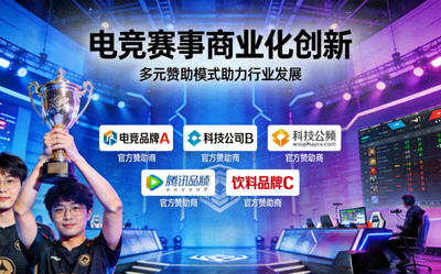 电竞赛事商业化创新新闻报道配图 - 赛事赞助商展示