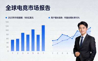 全球电竞市场报告发布新闻报道配图 - 数据图表与分析师