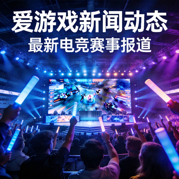 爱游戏新闻动态首页主视觉图 - 电竞比赛现场观众欢呼场景