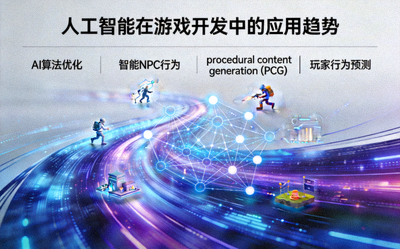 人工智能在游戏开发中的应用趋势配图 - AI算法可视化