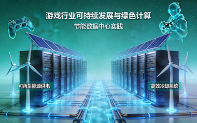 游戏行业可持续发展与绿色计算配图 - 节能数据中心