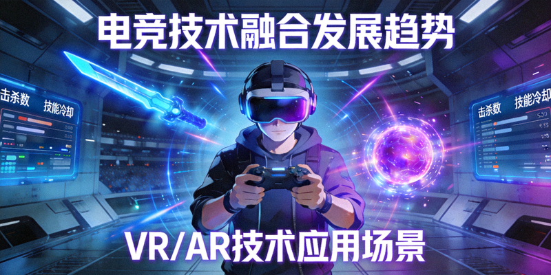 电竞技术融合发展趋势配图 - VR/AR技术应用场景