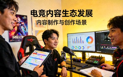 电竞内容生态发展报道配图 - 内容制作与创作场景