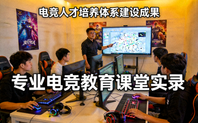 电竞人才培养体系建设成果报道配图 - 电竞教育课堂场景