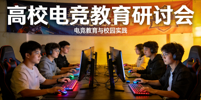 高校电竞教育研讨会配图 - 校园电竞活动现场