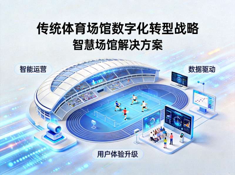 传统体育场馆数字化转型战略配图 - 智慧场馆解决方案