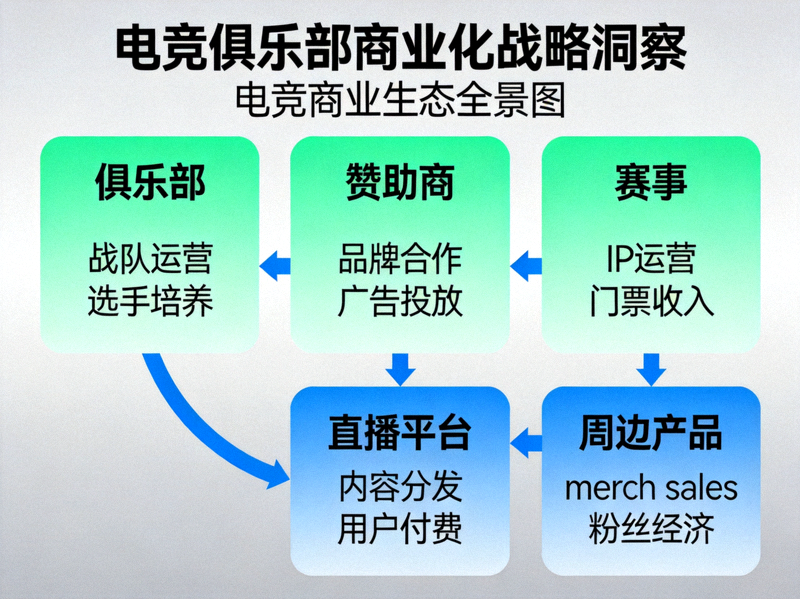 电竞俱乐部商业化战略洞察配图 - 电竞商业生态