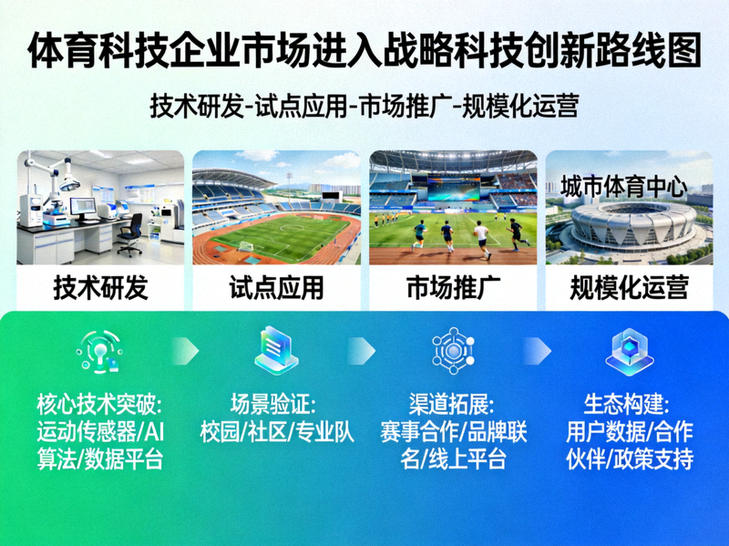 体育科技企业市场进入战略洞察配图 - 科技创新路线图