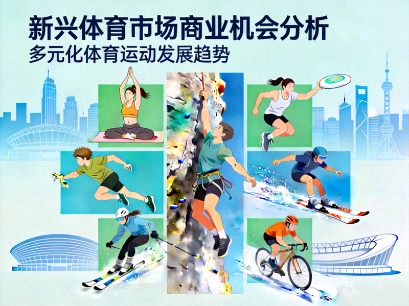 新兴体育市场商业机会分析配图 - 多元化体育运动
