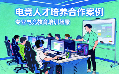 电竞人才培养合作案例配图 - 电竞教育培训场景