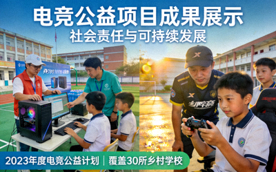 电竞公益项目成果展示报道配图 - 社会责任与可持续发展