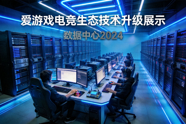 爱游戏电竞生态技术升级展示 - 现代化电竞数据中心与操控台