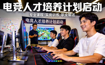 电竞人才培养计划启动报道配图 - 培训课堂现场