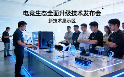 电竞生态全面升级技术发布会配图 - 新技术展示现场