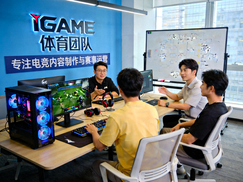 IGAME体育团队工作场景 - 专注于电竞内容制作与赛事运营