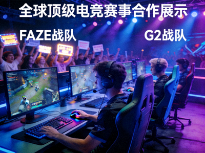 全球顶级电竞赛事合作展示图二 - 电竞战队比赛现场
