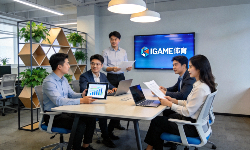 IGAME体育公司团队工作场景 - 现代化办公环境与团队协作
