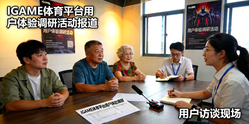 IGAME体育平台用户体验调研活动报道配图 - 用户访谈现场