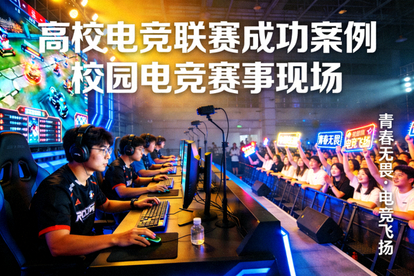 高校电竞联赛成功案例 - 校园电竞赛事现场热烈氛围