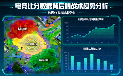电竞比分数据背后的战术趋势分析图，热区与数据可视化