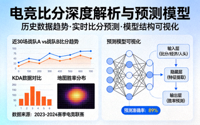 深度解析电竞比分数据图表，预测模型可视化