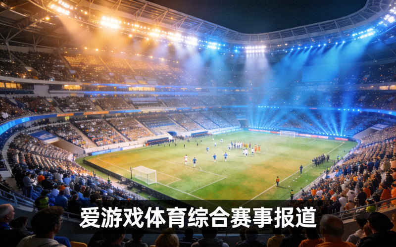 大型体育场内观众席与赛场灯光交相辉映的全景画面——爱游戏体育综合赛事报道配图