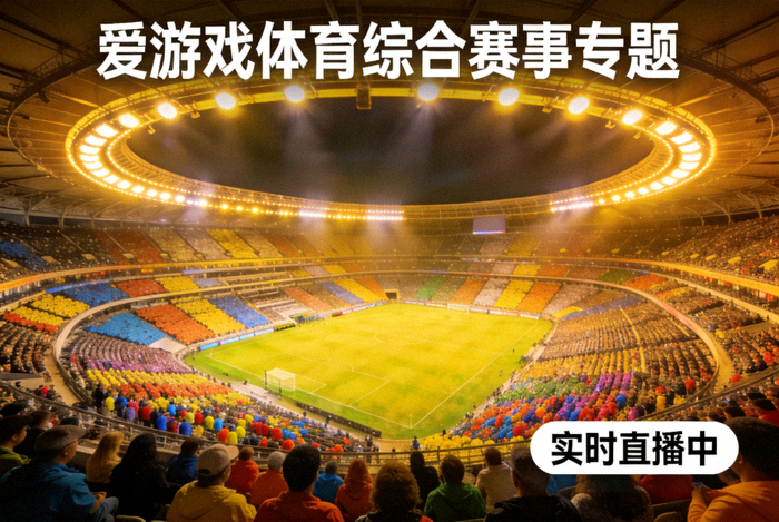 爱游戏体育综合赛事专题配图 - 体育场内观众席与赛场灯光全景