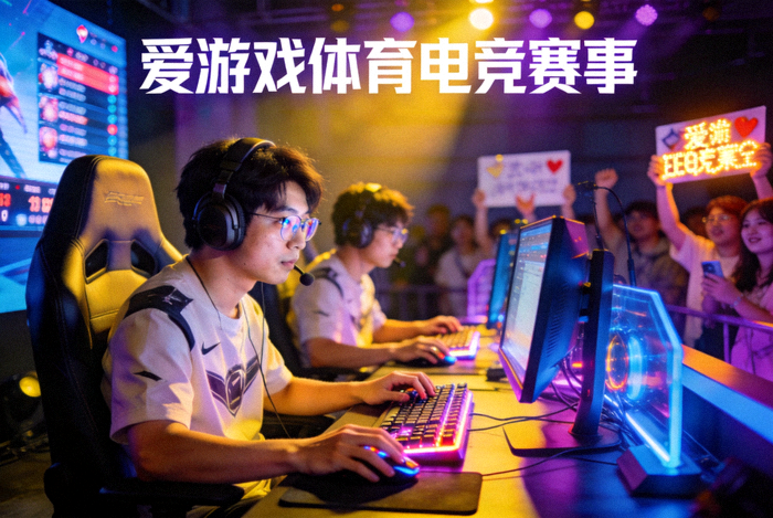 爱游戏体育电竞赛事专题配图 - 电竞比赛现场选手专注操作的画面