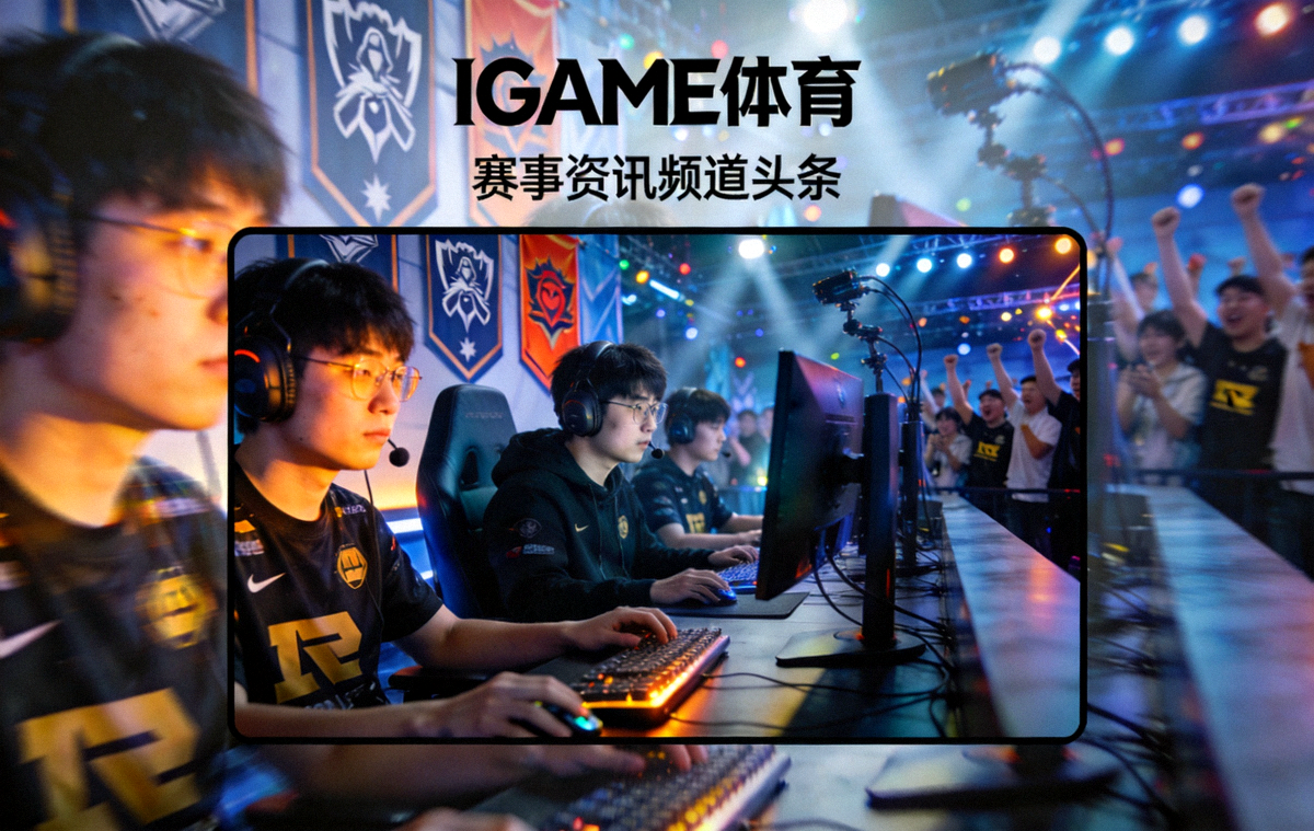 IGAME体育中文首页赛事资讯频道头条配图 - 电子竞技比赛现场大屏幕与选手对战画面