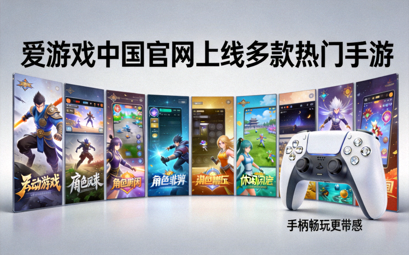 爱游戏中国官网上线多款热门手游配图 - 游戏画面与手柄