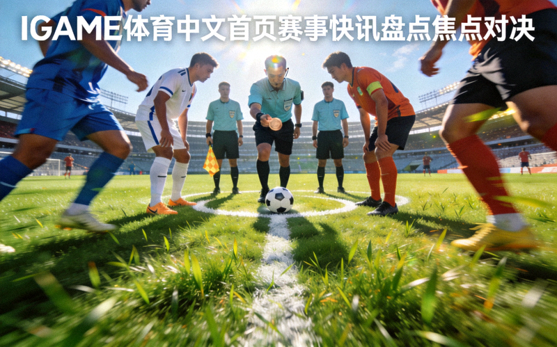 IGAME体育中文首页赛事快讯盘点焦点对决配图 - 足球比赛开球瞬间的绿茵场地